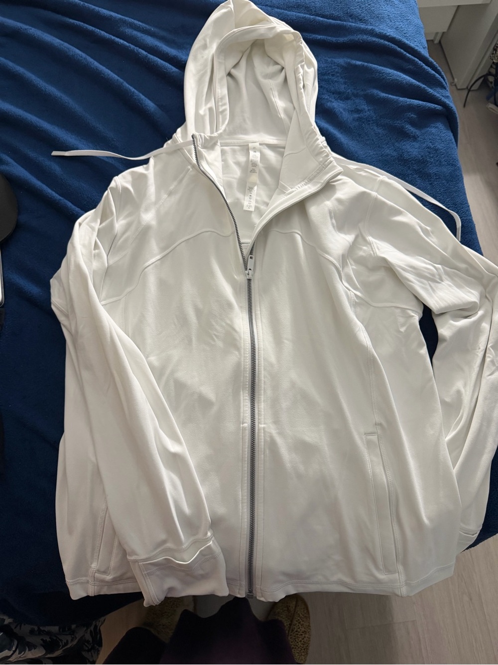 lululemon athletica White Hooded Full-Zip Utility Jacket - Women